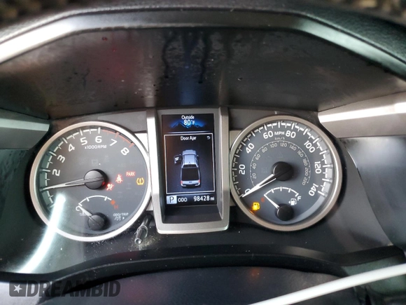 2017 Toyota Tacoma SR5 with VIN 5TFAZ5CN4HX051289, listed as a Copart auction lot 54206125 with 98,429 mi miles and Salvage Title. Bid and sale history available at DreamBid. Image 9.