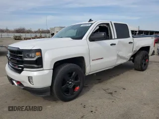 2018 Chevrolet Silverado 1500 LTZ with VIN 3GCUKSEC6JG551377, listed as a Copart auction lot 45609255 with 62,480 mi miles and Salvage Title. Bid and sale history available at carsss.com. Image 1.
