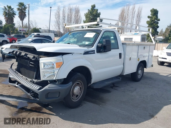 2016 Ford Super Duty F-250 SRW XL with VIN 1FDBF2A66GEC26011, listed as a IAAI auction lot 41383279 with 81,996 mi miles. Bid and sale history available at carsss.com. Image 17.