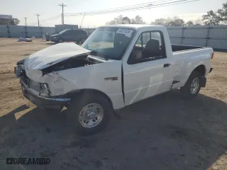 1996 Ford Ranger XL with VIN 1FTCR10AXTPA80887, listed as a Copart auction lot 45231535 with 143,162 mi miles and Salvage Title. Bid and sale history available at carsss.com. Image 1.