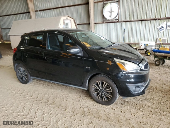 2017 Mitsubishi Mirage GT with VIN ML32A5HJ4HH017349, listed as a Copart auction lot 64009204 with 92,950 mi miles and Salvage Title. Bid and sale history available at carsss.com. Image 4.
