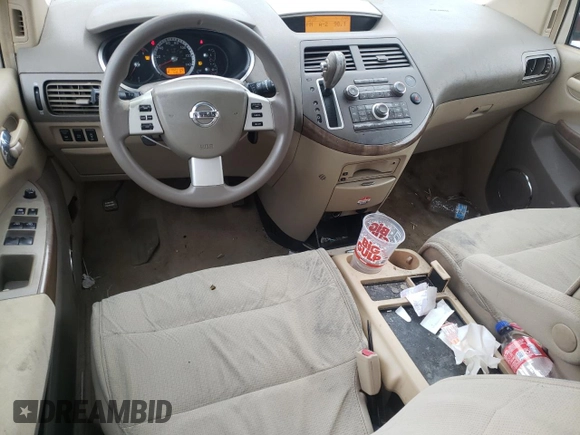 2007 Nissan Quest with VIN 5N1BV28U27N130688, listed as a Copart auction lot 42023765 with 219,621 mi miles and Salvage Title. Bid and sale history available at carsss.com. Image 8.