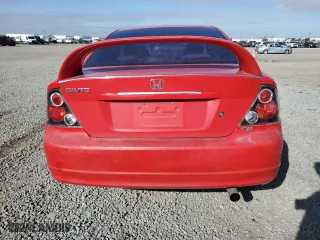 2001 Honda Civic EX with VIN 1HGEM22901L009803, listed as a Copart auction lot 47668165 with 230,728 mi miles and Salvage Title. Bid and sale history available at carsss.com. Image 6.