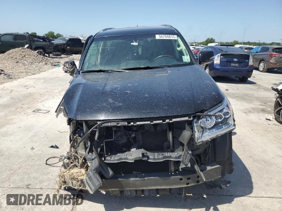 2015 Lexus GX 460 with VIN JTJBM7FX5F5102607, listed as a Copart auction lot 56794815 with 124,551 mi miles and Salvage title. Bid and sale history available at DreamBid. Image 5.