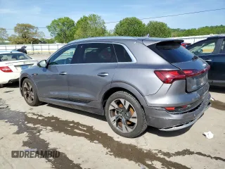 2021 Audi e-tron Premium Plus with VIN WA1LAAGE3MB012259, listed as a Copart auction lot 48824963 with 23,710 mi miles. Bid and sale history available at carsss.com. Image 2.