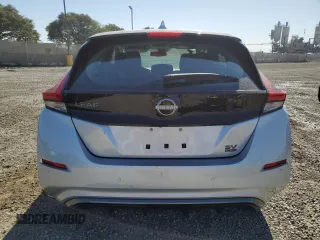 2025 Nissan LEAF SV Plus with VIN 1N4CZ1CV7SC561383, listed as a Copart auction lot 77488484 with 1,565 mi miles and Salvage Title. Bid and sale history available at carsss.com. Image 6.