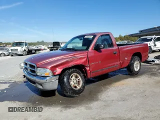 1999 Dodge Dakota SLT with VIN 1B7FL26XXXS263080, listed as a Copart auction lot 76882994 with 0 mi miles and Salvage Title. Bid and sale history available at carsss.com. Image 1.