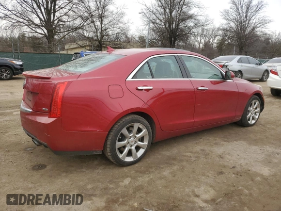 2013 Cadillac ATS Luxury with VIN 1G6AH5S36D0121285, listed as a Copart auction lot 43907465 with 53,847 mi miles and Clean Title. Bid and sale history available at carsss.com. Image 3.