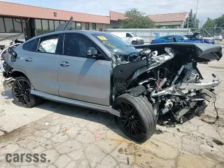 2024 BMW X6 M with VIN 5YM23ET06R9T09559, listed as a Copart auction lot 63386234 with 0 mi miles and Salvage Title. Bid and sale history available at carsss.com. Image 12.