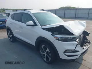 2016 Hyundai Tucson Limited z VIN KM8J3CA27GU257250, wystawiony jako IAAI lot #42395918 z przebiegiem 69 788 mil mil oraz . Historia ofert i sprzedaży dostępna na DreamBid. Obrazek 1.