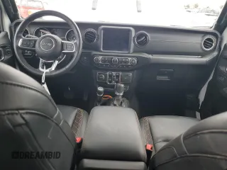 2021 Jeep Wrangler Unlimited Sahara High Altitude with VIN 1C4HJXEM2MW539162, listed as a Copart auction lot 81985614 with Not provided miles and Salvage title. Bid and sale history available at DreamBid. Image 8.