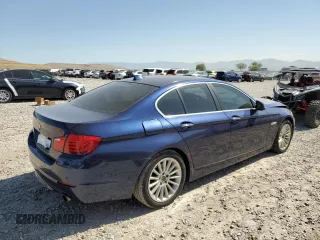 2013 BMW 5 Series 535i xDrive with VIN WBAFU7C52DDU76017, listed as a Copart auction lot 57461795 with 160,417 mi miles and Salvage title. Bid and sale history available at DreamBid. Image 3.