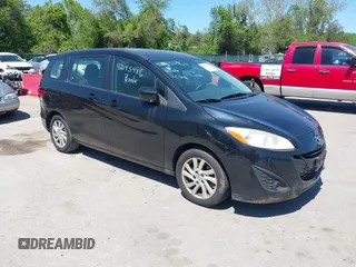 2012 Mazda 5 Sport with VIN JM1CW2BLXC0128507, listed as a IAAI auction lot 42145486 with 175,494 mi miles. Bid and sale history available at carsss.com. Image 1.