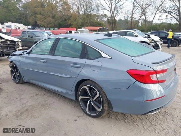 2022 Honda Accord Hybrid Sport with VIN 1HGCV3F23NA041752, listed as a IAAI auction lot 40952103 with NaN miles. Bid and sale history available at carsss.com. Image 3.