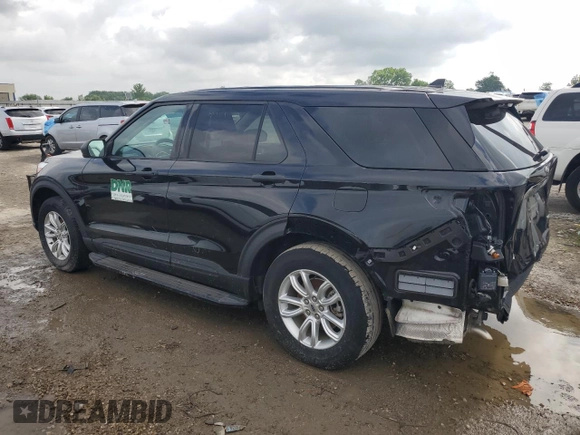 2020 Ford Explorer with VIN 1FMSK8BH8LGB76502, listed as a Copart auction lot 59915185 with 45,056 mi miles and Salvage title. Bid and sale history available at DreamBid. Image 2.