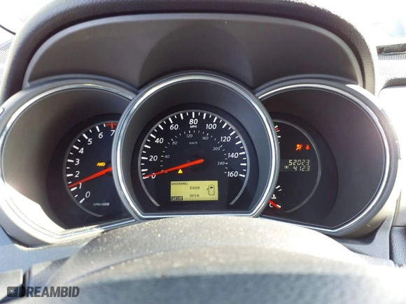 2014 Nissan Murano SV with VIN JN8AZ1MW6EW518590, listed as a IAAI auction lot 41318528 with 52,023 mi miles. Bid and sale history available at carsss.com. Image 7.