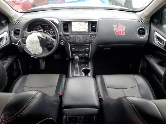 2020 Nissan Pathfinder SL z VIN 5N1DR2CM1LC590967, wystawiony jako Copart lot #49619805 z przebiegiem 43 165 mil mil oraz Szkoda całkowita • Salvage title. Historia ofert i sprzedaży dostępna na DreamBid. Obrazek 8.