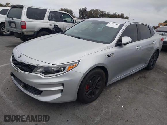 2018 Kia Optima S with VIN 5XXGT4L35JG216039, listed as a IAAI auction lot 42451216 with 91,679 mi miles and . Bid and sale history available at DreamBid. Image 17.