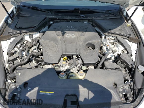 2021 Infiniti Q60 Luxe with VIN JN1EV7KL3MM470046, listed as a Copart auction lot 57998345 with 36,378 mi miles and Salvage title. Bid and sale history available at DreamBid. Image 11.