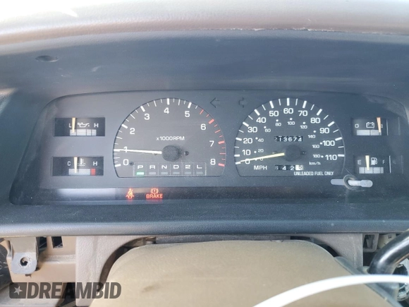 1996 Toyota T100 DX with VIN JT4TN12D6T0019189, listed as a Copart auction lot 78243124 with 213,674 mi miles and Salvage Title. Bid and sale history available at DreamBid. Image 9.