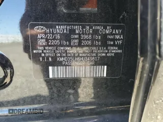 2017 Hyundai Elantra с VIN KMHD35LH6HU349817, выставлен на аукционе Copart как лот 56434445 с пробегом 113 946 миль миль и Списание • Salvage title. История ставок и продаж доступна на DreamBid. Изображение 12.