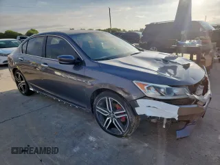 2016 Honda Accord Sport with VIN 1HGCR2F52GA033606, listed as a Copart auction lot 62318775 with 368,233 mi miles and Salvage title. Bid and sale history available at DreamBid. Image 4.