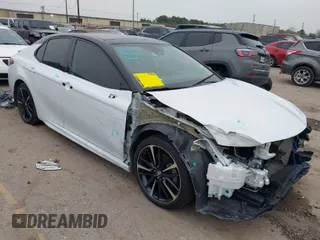 2019 Toyota Camry XSE with VIN 4T1B61HK0KU278004, listed as a IAAI auction lot 41582273 with 73,270 mi miles. Bid and sale history available at carsss.com. Image 1.