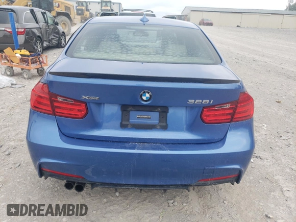 2015 BMW 3 Series 328i xDrive with VIN WBA3B5G50FNS12329, listed as a Copart auction lot 62928215 with 146,562 mi miles and Salvage title. Bid and sale history available at DreamBid. Image 6.