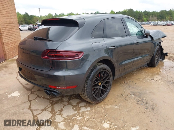 2017 Porsche Macan GTS with VIN WP1AG2A53HLB50635, listed as a IAAI auction lot 41665310 with 100,730 mi miles. Bid and sale history available at carsss.com. Image 4.