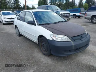 2005 Honda Civic LX z VIN 2HGES16505H500494, wystawiony jako IAAI lot #42250496 z przebiegiem 173 018 mil mil oraz . Historia ofert i sprzedaży dostępna na DreamBid. Obrazek 1.