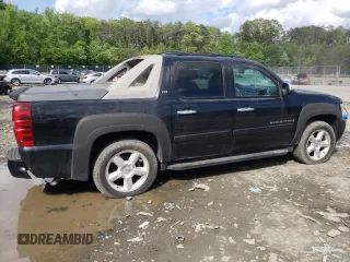 2008 Chevrolet Avalanche LTZ with VIN 3GNFK12368G177717, listed as a Copart auction lot 55958455 with 158,033 mi miles and Salvage Title. Bid and sale history available at DreamBid. Image 3.