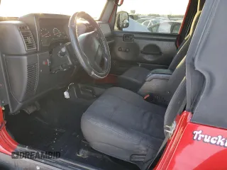 2003 Jeep Wrangler Sport with VIN 1J4FA49S73P301468, listed as a Copart auction lot 87415164 with 127,985 mi miles and Salvage Title. Bid and sale history available at carsss.com. Image 7.