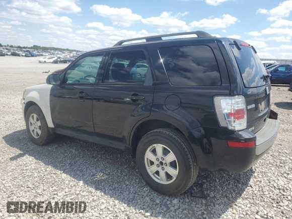 2010 Mercury Mariner with VIN 4M2CN8B76AKJ17945, listed as a Copart auction lot 58177785 with Not provided miles and Salvage title. Bid and sale history available at DreamBid. Image 2.