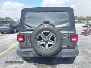 2018 Jeep Wrangler Unlimited Sport S z VIN 1C4HJXDGXJW165312, wystawiony jako IAAI lot #42095590 z przebiegiem 90 598 mil mil oraz . Historia ofert i sprzedaży dostępna na DreamBid. Obrazek 16.