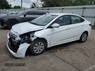 2017 Hyundai Accent SE z VIN KMHCT4AE2HU336626, wystawiony jako Copart lot #60100455 z przebiegiem 73 836 mil mil oraz Szkoda całkowita • Salvage title. Historia ofert i sprzedaży dostępna na DreamBid. Obrazek 1.