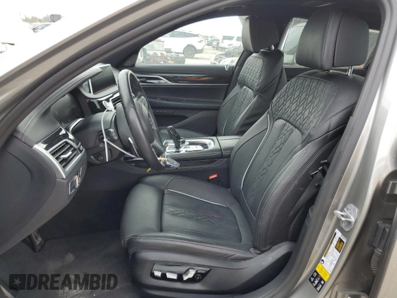 2021 BMW 7 Series 750i xDrive with VIN WBA7U2C07MCE92993, listed as a Copart auction lot 47550495 with 34,985 mi miles and Non repairable. Bid and sale history available at DreamBid. Image 7.