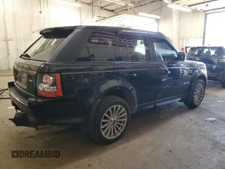 2012 Land Rover Range Rover Sport HSE with VIN SALSF2D4XCA722082, listed as a Copart auction lot 57330405 with 187,177 mi miles and Salvage title. Bid and sale history available at DreamBid. Image 3.