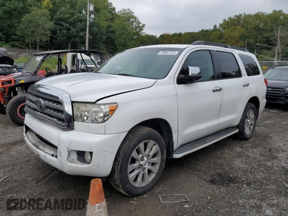 2012 Toyota Sequoia Limited with VIN 5TDJY5G10CS057714, listed as a Copart auction lot 70562124 with 149,262 mi miles and Salvage Title. Bid and sale history available at carsss.com. Image 1.
