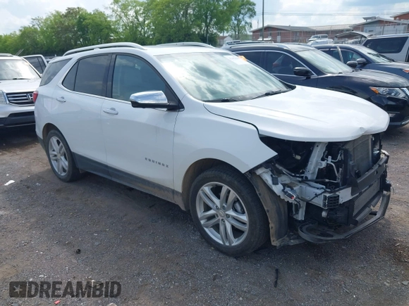 2019 Chevrolet Equinox Premier with VIN 3GNAXYEX7KS502799, listed as a IAAI auction lot 42102610 with 73,575 mi miles and . Bid and sale history available at DreamBid. Image 1.