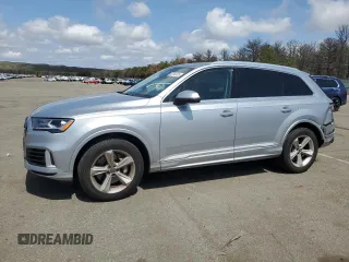 2020 Audi Q7 Premium with VIN WA1AJAF70LD010885, listed as a Copart auction lot 52346325 with 51,962 mi miles and Salvage Title. Bid and sale history available at carsss.com. Image 1.