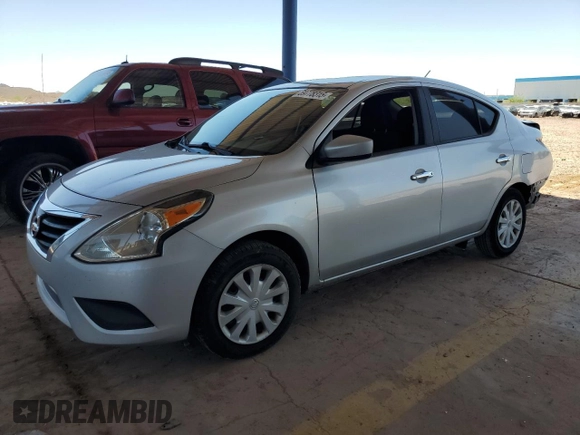 2019 Nissan Versa SV with VIN 3N1CN7AP5KL879944, listed as a Copart auction lot 59778315 with 125,212 mi miles and Salvage title. Bid and sale history available at DreamBid. Image 1.
