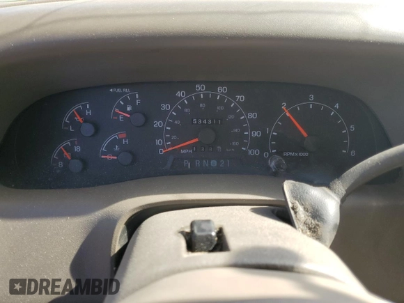 2001 Ford F-350 with VIN 3FTSW30S81MA31568, listed as a Copart auction lot 80055324 with 534,311 mi miles and Clean title. Bid and sale history available at DreamBid. Image 9.