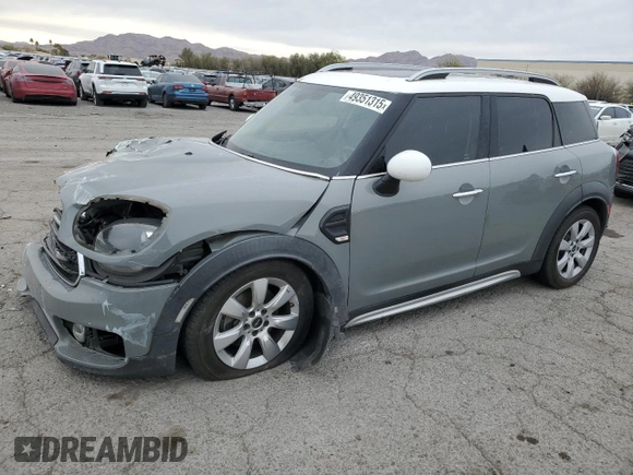 2017 MINI Countryman Cooper with VIN WMZYS7C31H3E06457, listed as a Copart auction lot 49351315 with 77,461 mi miles and Salvage title. Bid and sale history available at DreamBid. Image 1.