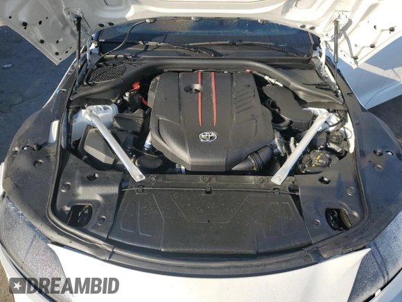 2024 Toyota Supra 3.0 z VIN WZ1DB0G07RW068079, wystawiony jako Copart lot #83999094 z przebiegiem 387 mil mil oraz Szkoda całkowita • Salvage title. Historia ofert i sprzedaży dostępna na DreamBid. Obrazek 11.