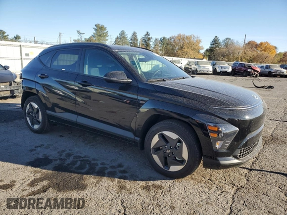 2024 Hyundai Kona SEL with VIN KM8HC3A62RU005085, listed as a Copart auction lot 77019364 with 5,764 mi miles and Salvage Title. Bid and sale history available at DreamBid. Image 4.