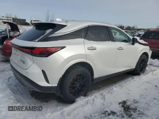 2023 Lexus RX with VIN 2T2BBMCAXPC008634, listed as a Copart auction lot 42759695 with 15,829 mi miles and Salvage Title. Bid and sale history available at carsss.com. Image 3.