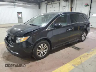 2016 Honda Odyssey EX-L z VIN 5FNRL5H65GB001421, wystawiony jako Copart lot #88707335 z przebiegiem 117 319 mil mil oraz Szkoda całkowita • Salvage title. Historia ofert i sprzedaży dostępna na DreamBid. Obrazek 1.