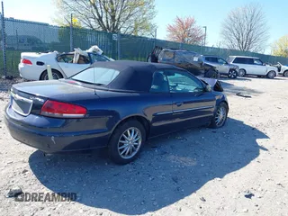 2002 Chrysler Sebring Limited with VIN 1C3EL65R12N187184, listed as a IAAI auction lot 42053411 with 70,289 mi miles and . Bid and sale history available at DreamBid. Image 4.