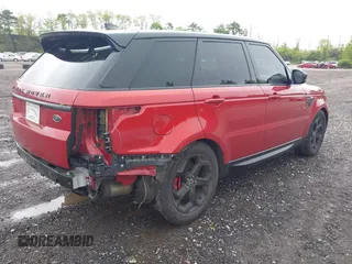 2019 Land Rover Range Rover Sport HSE with VIN SALWR2RV8KA816535, listed as a IAAI auction lot 42187459 with 85,211 mi miles and . Bid and sale history available at DreamBid. Image 4.
