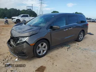 2020 Honda Odyssey EX с VIN 5FNRL6H5XLB012518, выставлен на аукционе Copart как лот 56355435 с пробегом 67 197 миль миль и Списание • Salvage title. История ставок и продаж доступна на DreamBid. Изображение 1.